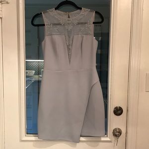 BCBG Powder blue cocktail dress